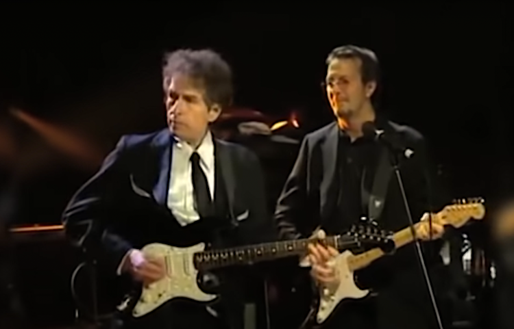 Eric & Bob Dylan Performing Together | Born To Listen