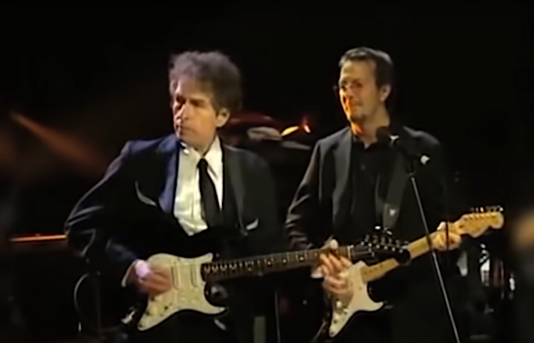 Eric Clapton & Bob Dylan Performing Together | Born To Listen